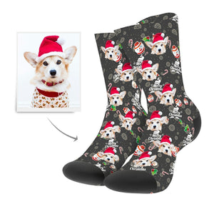 Christmas Custom Snowman Hero Socks - Myfacesocks