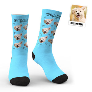 Vista Previa En 3d Calcetines Personalizados Calcetines Personalizados Con Fotos Love Pet Socks - MyFaceSocksES