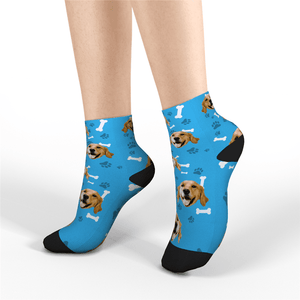 Calcetines Cortos Personalizados - Perro