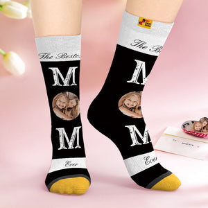 Calcetines Personalizados Para La Cara, Regalos Personalizados Para El Día De La Madre, Calcetines Impresos Digitales En 3d Para La Mejor Mamá - MyFaceSocksES